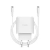 TRUST Maxo 45W USB-C GaN nabíjačka, 45 W, USB-C výstup, max. 20 V, 2 m kábel, biela