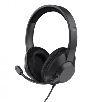 Trust Ayda Max headset káblový Head-band hovory/hudba USB Type-C / USB Type-A čierny