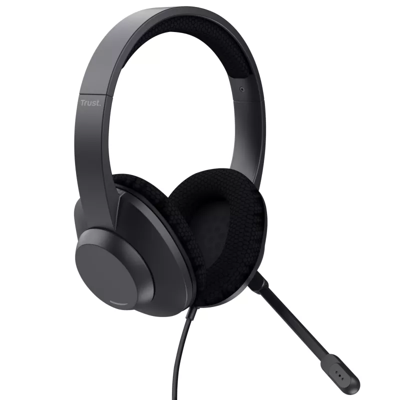 Trust Ayda Max headset káblový Head-band hovory/hudba USB Type-C / USB Type-A čierny