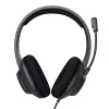 Trust Ayda Max headset káblový Head-band hovory/hudba USB Type-C / USB Type-A čierny