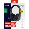 Trust Ayda Max headset káblový Head-band hovory/hudba USB Type-C / USB Type-A čierny