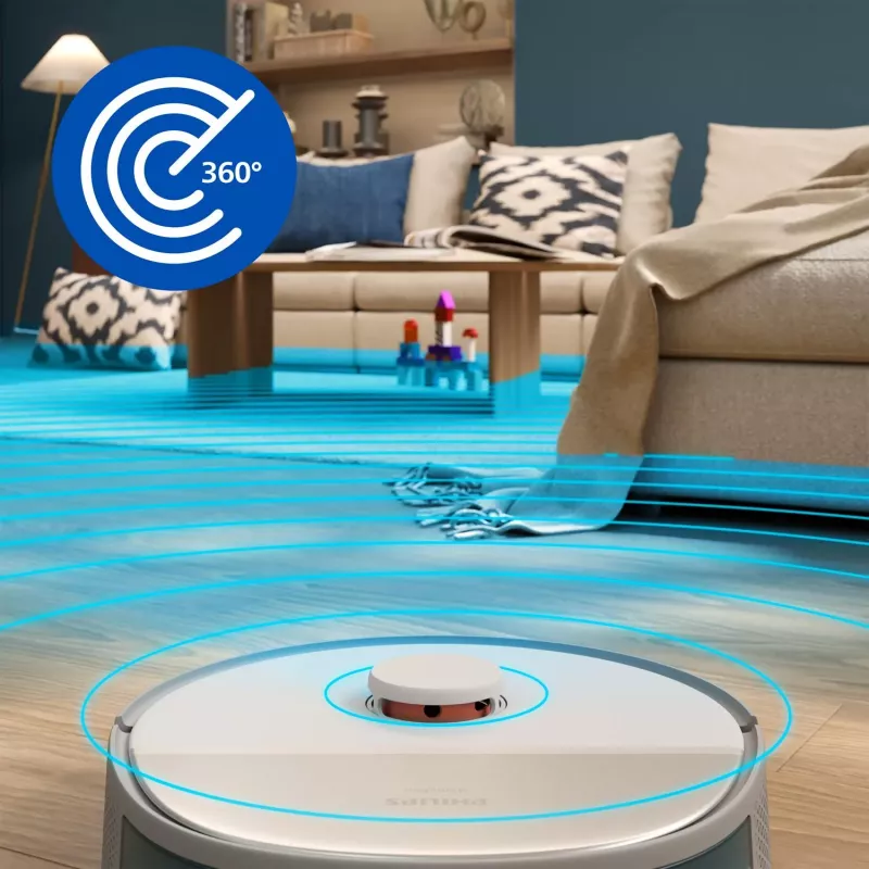 Robotický vysávač Philips XU5000/10 — 0,26 l vrecko na prach, Li‑Ion 4800 mAh, 200 min výdrž
