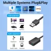 Vention 2-portová externá USB zvuková karta 0,15 m čierna 2.1 kanály 16 bit