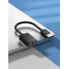 Vention 2-portová externá USB zvuková karta 0,15 m čierna 2.1 kanály 16 bit