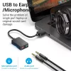 Vention 2-portová externá USB zvuková karta 0,15 m čierna 2.1 kanály 16 bit