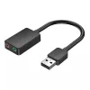 Vention 2-portová externá USB zvuková karta 0,15 m čierna 2.1 kanály 16 bit