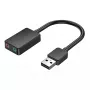 Vention 2-portová externá USB zvuková karta 0,15 m čierna 2.1 kanály 16 bit