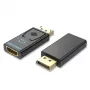 Vention DisplayPort konektor samec na HDMI konektor samica adaptér čierny DP HDMI zlaté kontakty