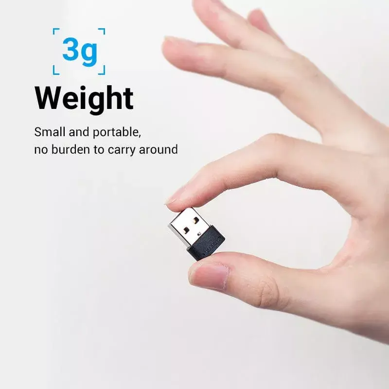 USB adaptér Vention CDWB0 USB 2.0 konektor samec na USB-C konektor samica čierny PVC