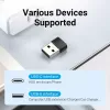 USB adaptér Vention CDWB0 USB 2.0 konektor samec na USB-C konektor samica čierny PVC