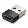 USB adaptér Vention CDWB0 USB 2.0 konektor samec na USB-C konektor samica čierny PVC