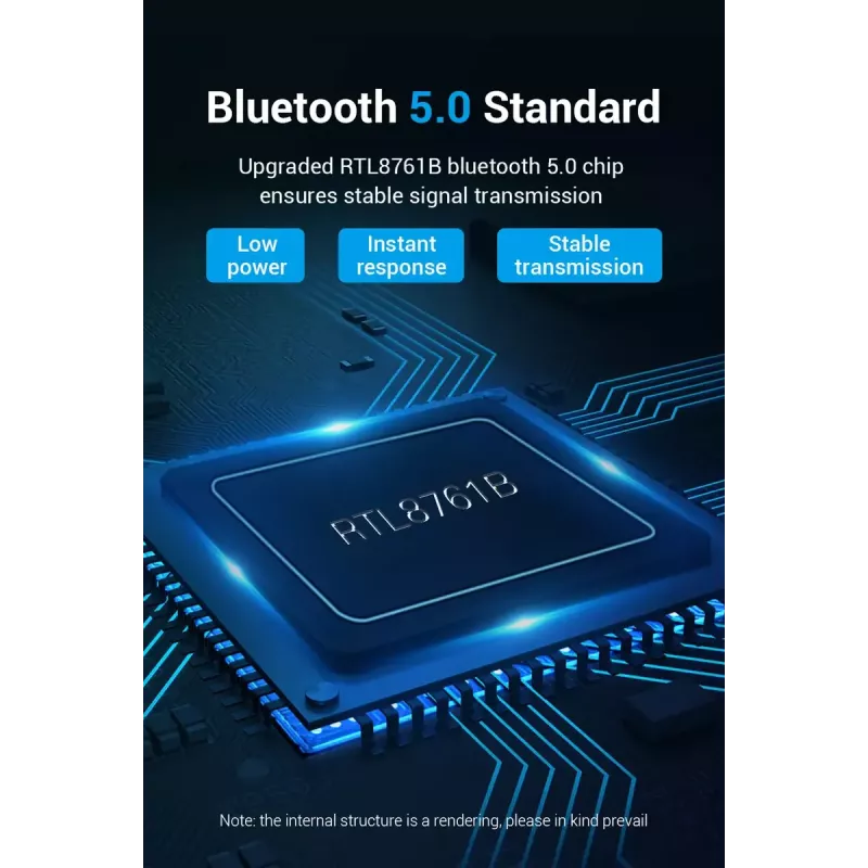 USB Bluetooth 5.0 adaptér Vention CDSB0 čierny