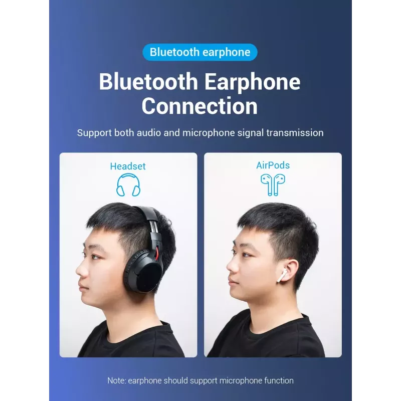 USB Bluetooth 5.0 adaptér Vention CDSB0 čierny