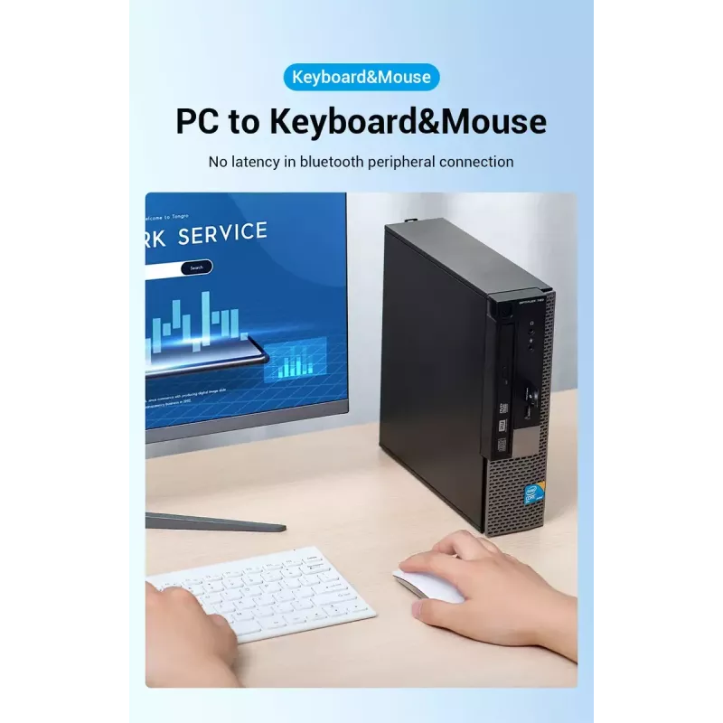 USB Bluetooth 5.0 adaptér Vention CDSB0 čierny