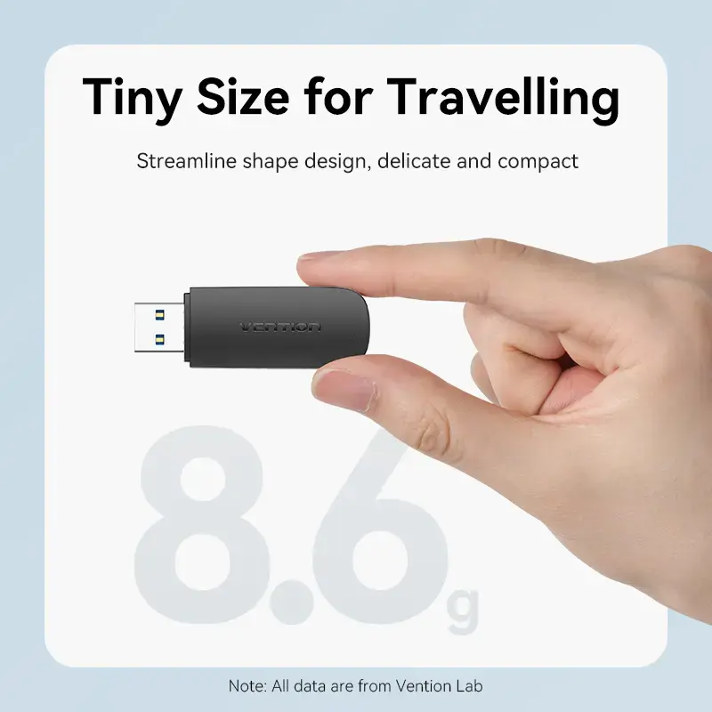 Vention CLGB0 čítačka kariet 2 v 1, USB 3.0 A, SD + TF, dvojité písmeno jednotky, čierna