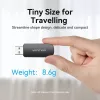 Vention 2-in-1 USB 3.0 A čítačka kariet SD+TF, USB 3.2 Gen 1, 5000 Mbit/s, čierna