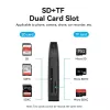 Vention 2-in-1 USB 3.0 A čítačka kariet SD+TF, USB 3.2 Gen 1, 5000 Mbit/s, čierna