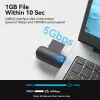 Vention 2-in-1 USB 3.0 A čítačka kariet SD+TF, USB 3.2 Gen 1, 5000 Mbit/s, čierna