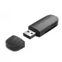 Vention 2-in-1 USB 3.0 A čítačka kariet SD+TF, USB 3.2 Gen 1, 5000 Mbit/s, čierna