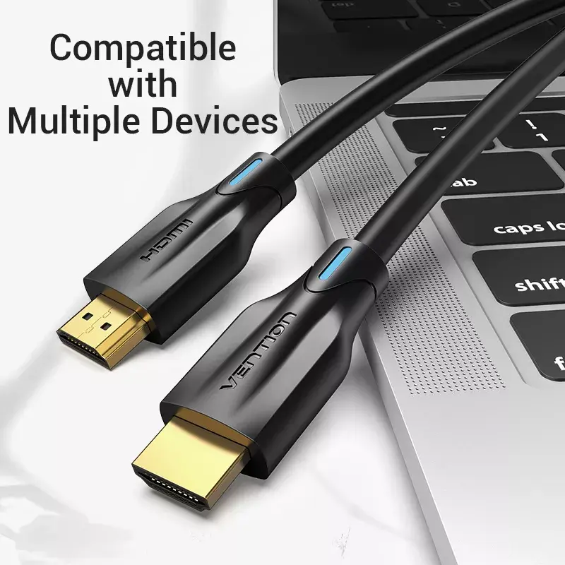Vention 8K HDMI kábel 2m čierny 48 Gbit/s HDMI 2.1