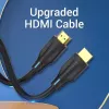 Vention 8K HDMI kábel 2m čierny 48 Gbit/s HDMI 2.1