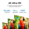 Vention HDMI kábel 0,75 m čierny HDMI 2.0 18 Gbit/s konektor samec na samec