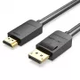 Vention kábel DP na HDMI 1,5 m čierny DisplayPort HDMI 1,5 m
