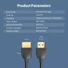 Vention prenosný HDMI kábel 3M čierny HDMI 2.0 18 Gbit/s