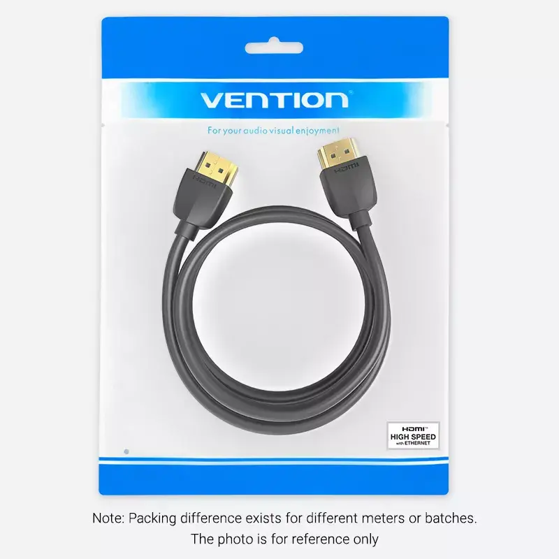 Vention prenosný HDMI kábel 3M čierny HDMI 2.0 18 Gbit/s