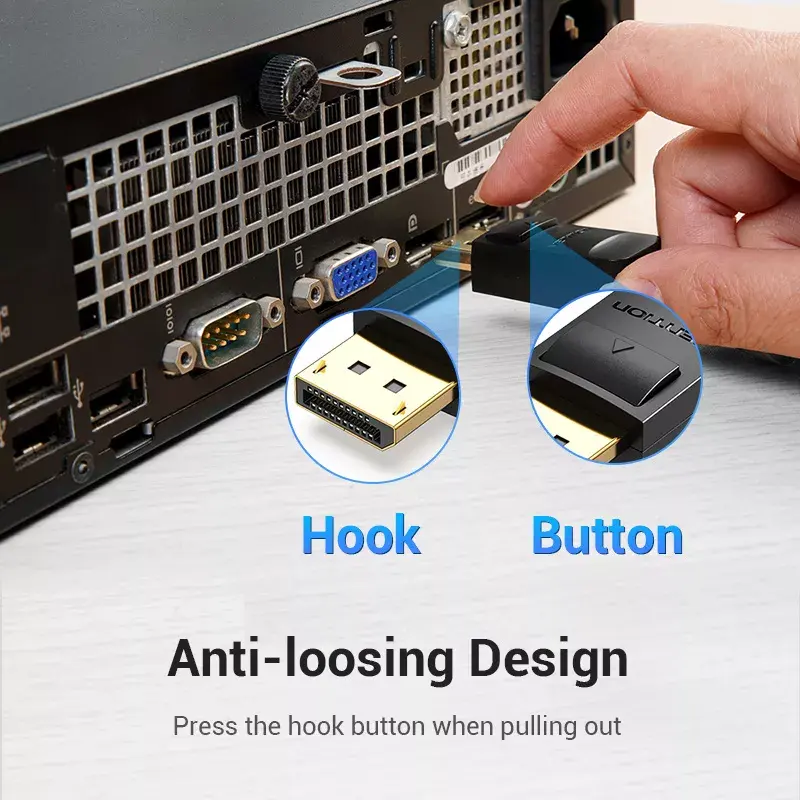 Kábel Vention HAFBH z DisplayPort na DVI, 2 m