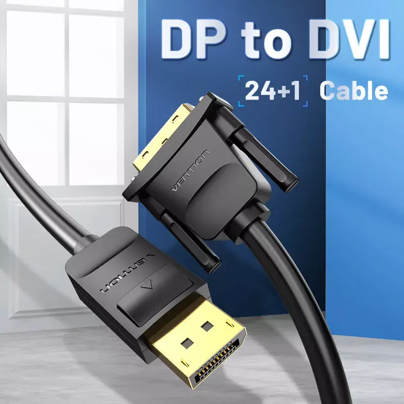 Kábel Vention HAFBH z DisplayPort na DVI, 2 m