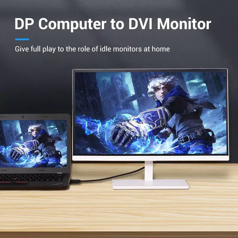 Kábel Vention HAFBH z DisplayPort na DVI, 2 m