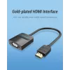 Vention konvertor HDMI na VGA 0,15 m čierny HDMI typ A VGA