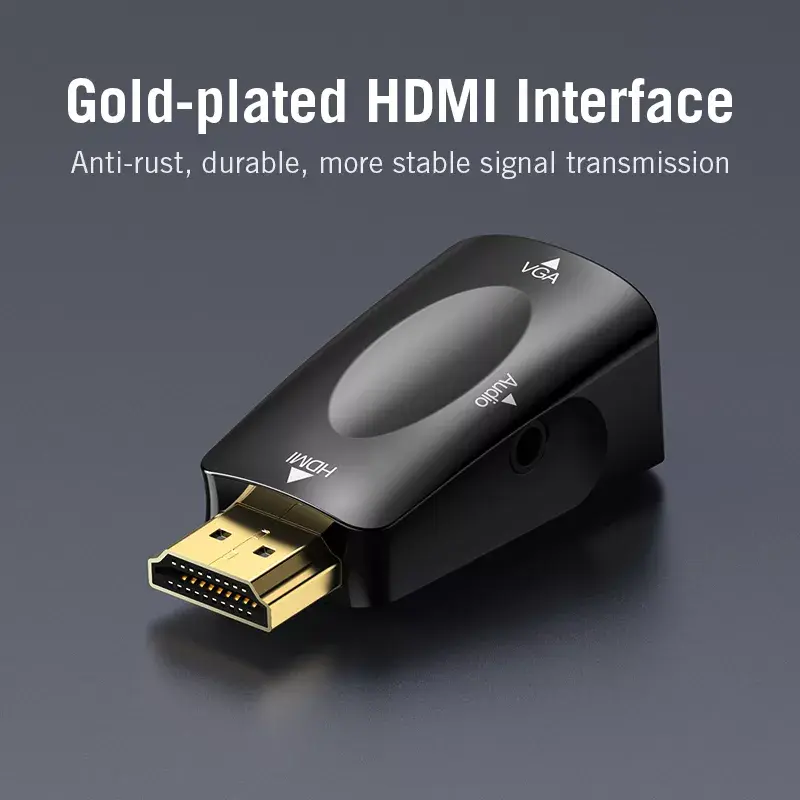 Vention AIDB0 prevodník z HDMI na VGA, audio 3,5 mm