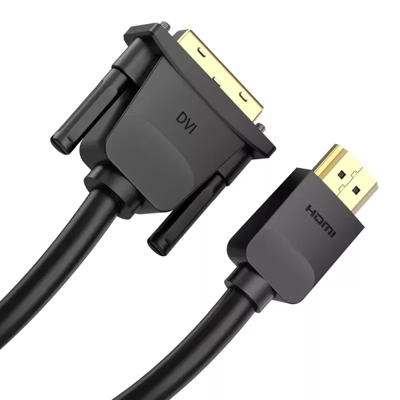 Vention kábel HDMI na DVI 3M čierny HDMI typ A DVI-D 3m