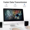 Vention IBEBQ Cat.6 UTP prepojovací kábel, 20 m, čierny