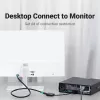 Konvertor VGA na HDMI Vention 0,15 m čierny VGA HDMI Micro-USB audio