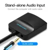 Konvertor VGA na HDMI Vention 0,15 m čierny VGA HDMI Micro-USB audio