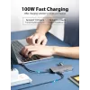Dokovacia stanica Vention USB-C na HDMI USB 3.0x3 SD TF PD 100W sivá