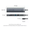 Vention TGVHB dokovacia stanica USB-C 9v1, 4K 60Hz, 100W PD, 0,15 m