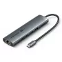 Vention TGVHB dokovacia stanica USB-C 9v1, 4K 60Hz, 100W PD, 0,15 m