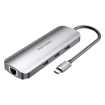 Vention TOLHB rozbočovač USB-C, 0,15 m