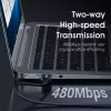 Vention COJBH kábel USB 2.0, USB-A samec – USB-A samec, 2 m, 2 A, čierny