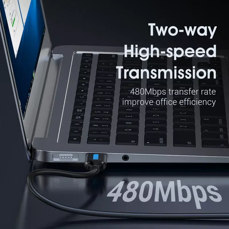 Vention COJBH kábel USB 2.0, USB-A samec – USB-A samec, 2 m, 2 A, čierny
