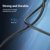 Kábel USB 2.0 A samec na B samec 3 m — Vention — čierny PVC, 480 Mbit/s, 2 A