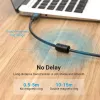 Kábel USB 2.0 A samec na B samec 3 m — Vention — čierny PVC, 480 Mbit/s, 2 A