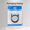 Vention kábel USB 2.0 A samec na C samec 3A 0,25 m čierny