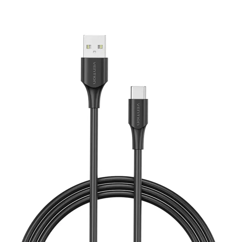 Vention kábel USB 2.0 A samec na C samec 3A 0,25 m čierny