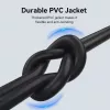 Vention USB 2.0 A samec na C samec 3A kábel 0.5M čierny
