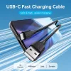 Vention USB 2.0 A samec na C samec 3A kábel 0.5M čierny